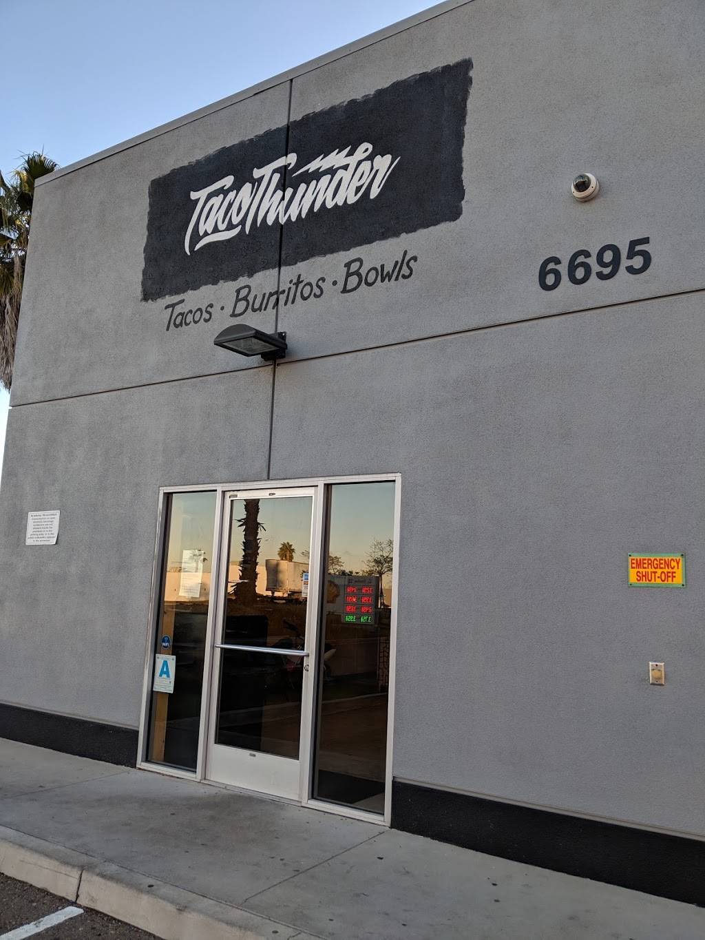 Taco Thunder | restaurant | 6695 Mira Mesa Blvd, San Diego, CA 92121, USA | 8582033396 OR +1 858-203-3396