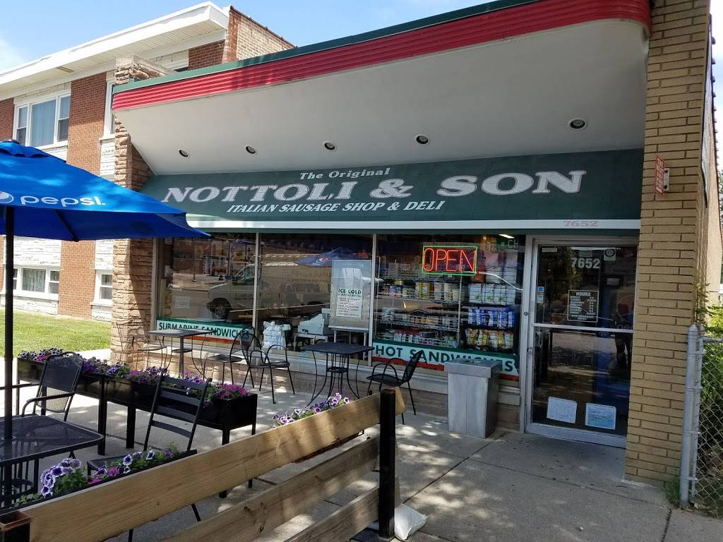 Nottoli Sausage Shop | restaurant | 7652 W Belmont Ave, Chicago, IL 60634, USA | 7735891010 OR +1 773-589-1010