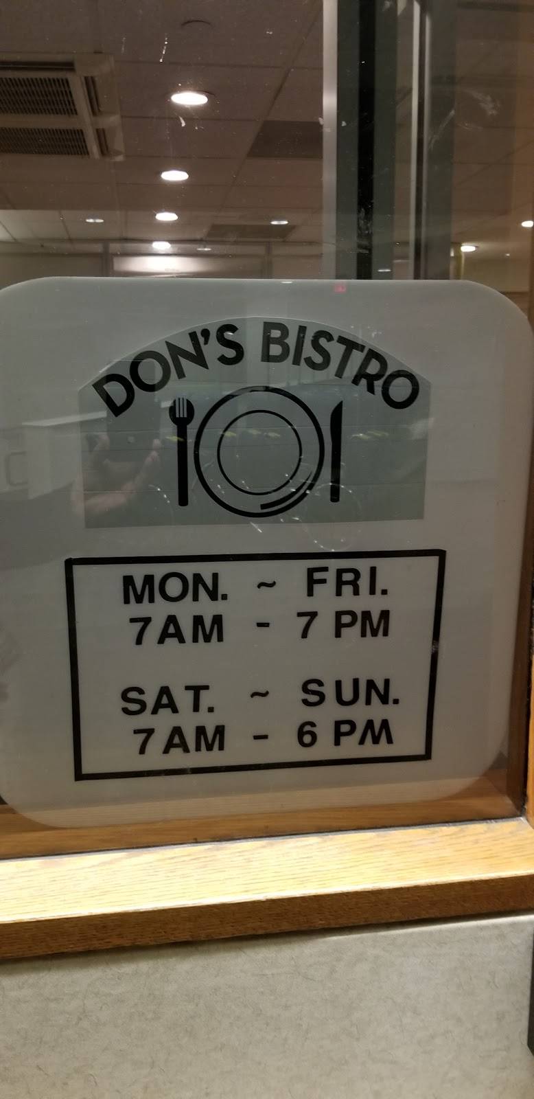Dons Bistro | restaurant | 530 NE Glen Oak Ave, Peoria, IL 61603, USA | 3096376780 OR +1 309-637-6780