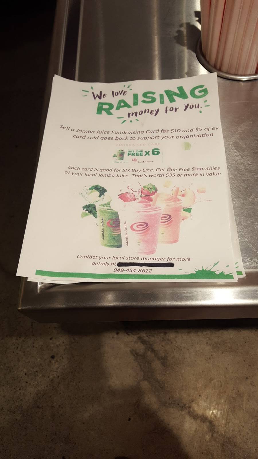 Jamba Juice Foothill Marketplace | restaurant | 1758, 26781 Portola Pkwy #4b, Foothill Ranch, CA 92610, USA | 9496994972 OR +1 949-699-4972