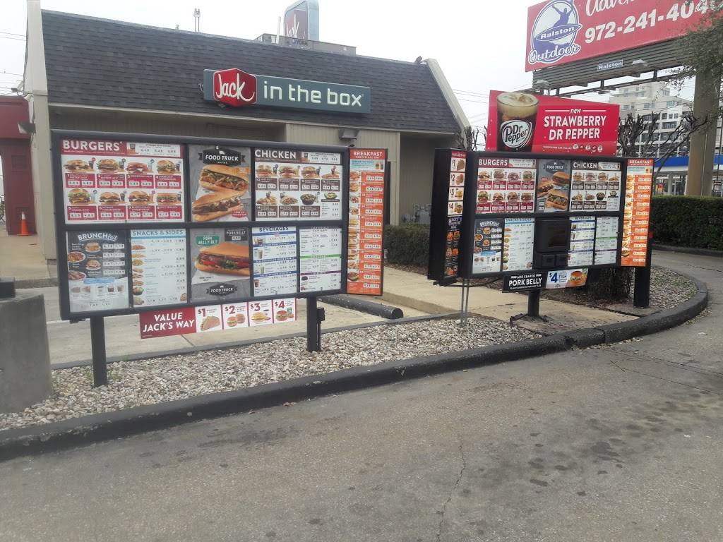 Jack in the Box | restaurant | 8227 Park Ln, Dallas, TX 75231, USA | 2143681849 OR +1 214-368-1849