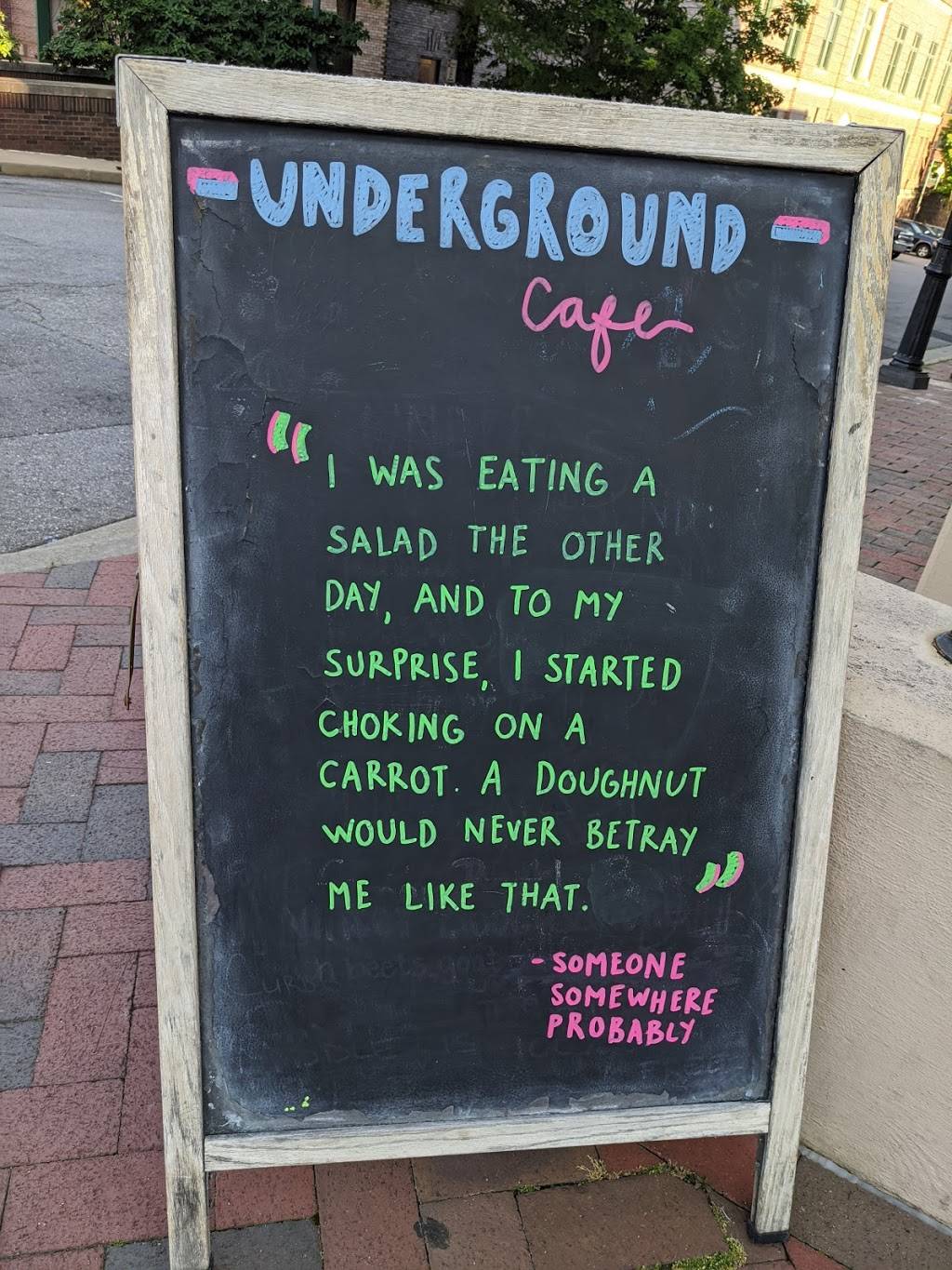 The Underground Cafe with DoughP Doughnuts | restaurant | 22 S Pack Square, Asheville, NC 28801, USA | 8284125718 OR +1 828-412-5718