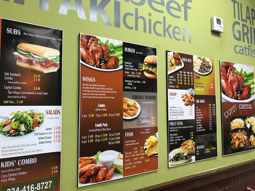 Capital Wings | restaurant | 3030 Woodley Rd, Montgomery, AL 36116, USA | 3344168727 OR +1 334-416-8727