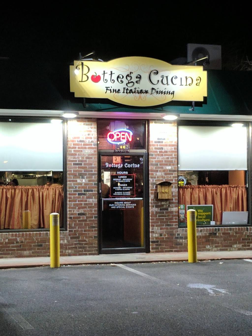 Bottega Cucina | restaurant | 46 Morgan Rd, West Springfield, MA 01089, USA | 4137322500 OR +1 413-732-2500