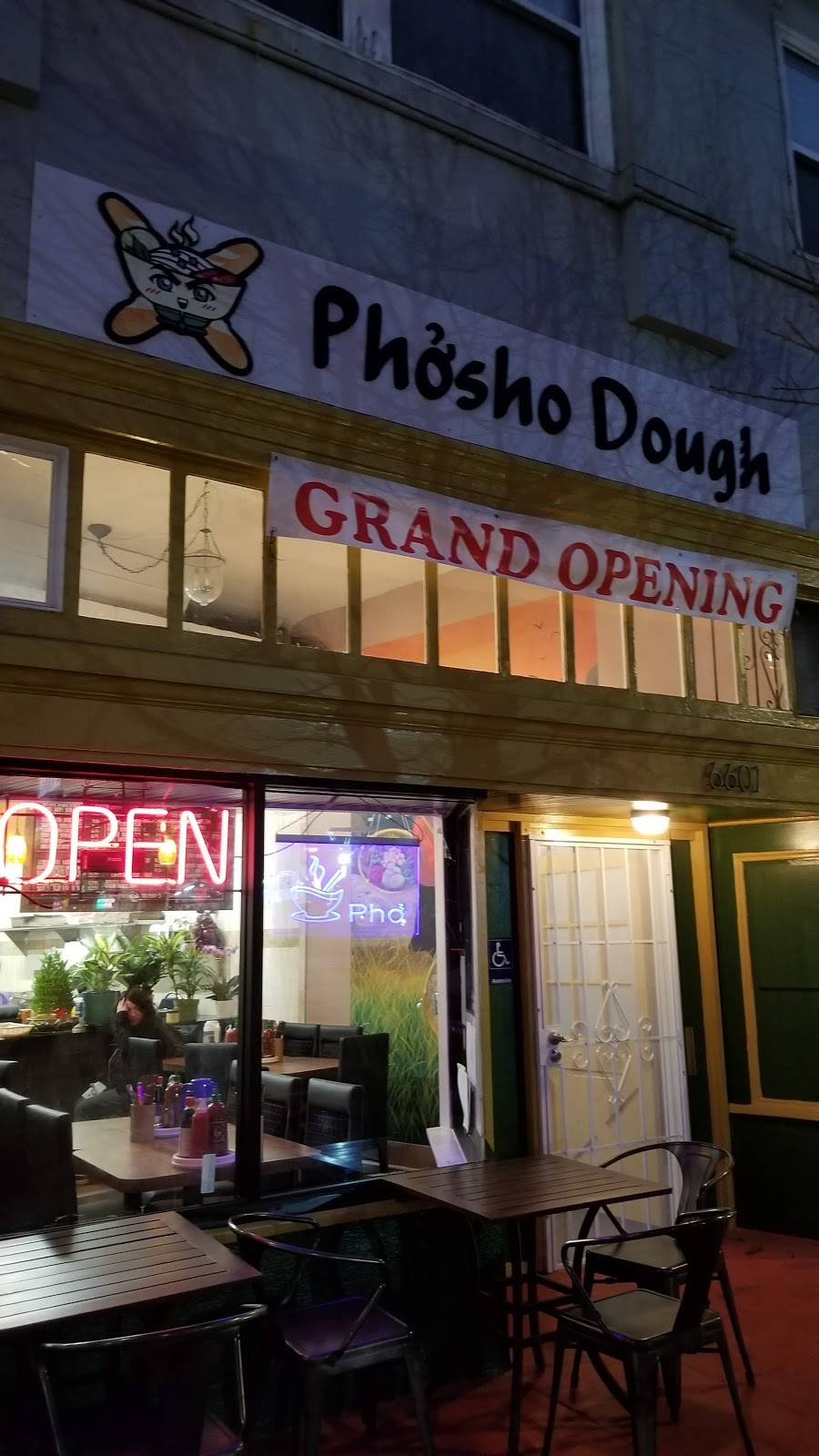 Phosho Dough | restaurant | 6601 Telegraph Ave, Oakland, CA 94609, USA | 5107885755 OR +1 510-788-5755