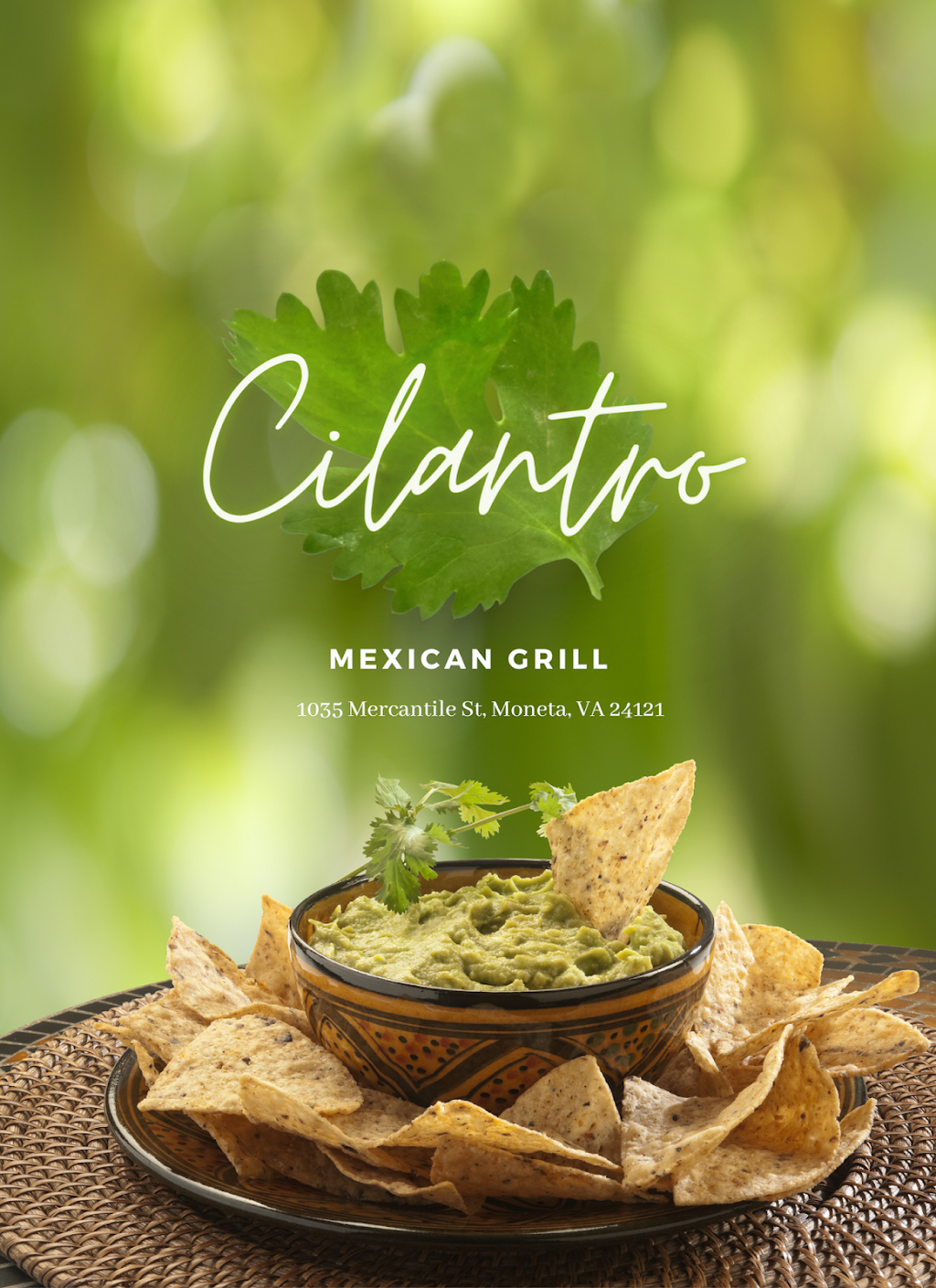 Cilantro Mexican Grill | restaurant | 1035 Mercantile St SUITE 102, Moneta, VA 24121, USA | 5402973616 OR +1 540-297-3616