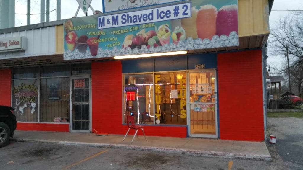 M & Ms Shaved Ice #2 | restaurant | 3203 Pleasanton Rd, San Antonio, TX 78221, USA | 2105191013 OR +1 210-519-1013