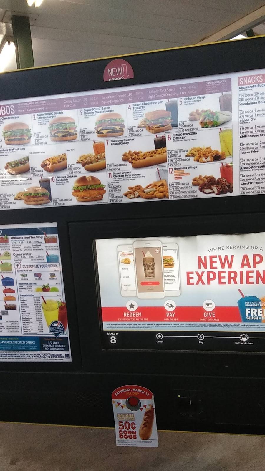 Sonic Drive-In | restaurant | 7957 NW 21st St, Bethany, OK 73008, USA | 4057871262 OR +1 405-787-1262