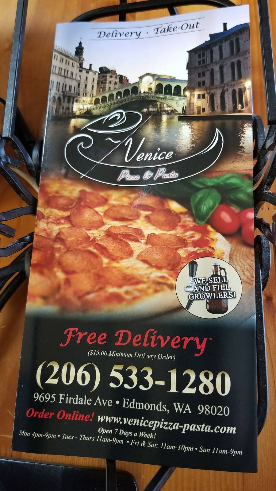 Venice Pizza | restaurant | 9695 Firdale Ave, Edmonds, WA 98020, USA | 2065331280 OR +1 206-533-1280