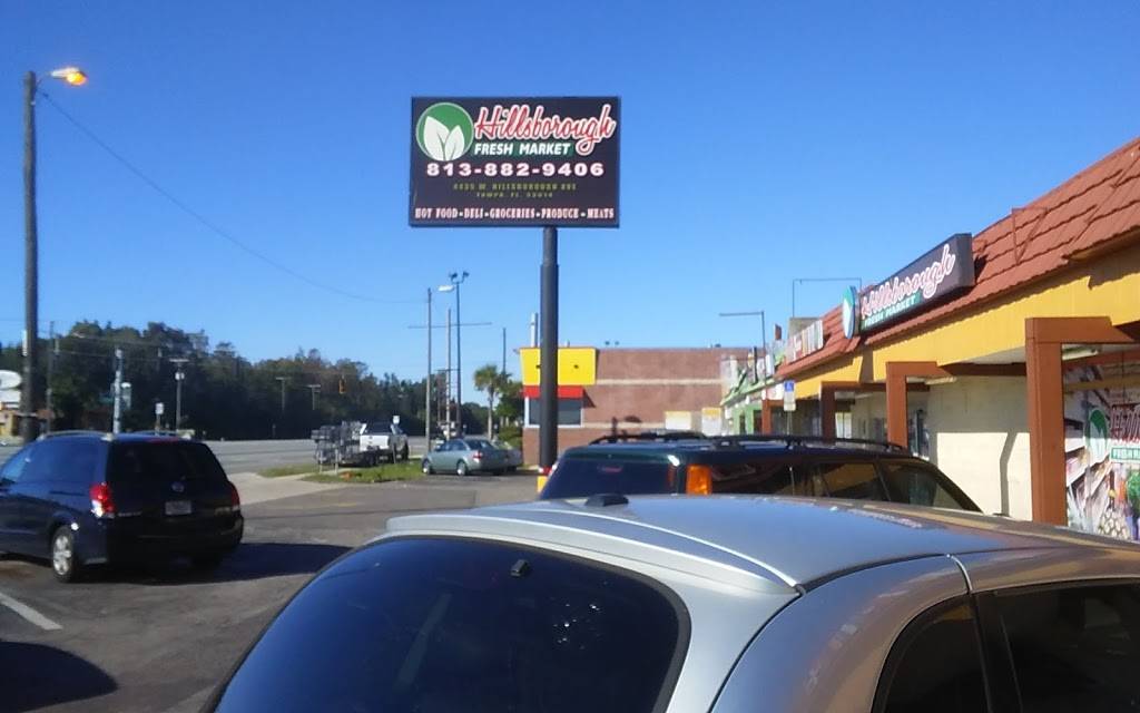 Hillsborough Fresh Market | restaurant | 4435 W Hillsborough Ave, Tampa, FL 33614, USA | 8138829406 OR +1 813-882-9406