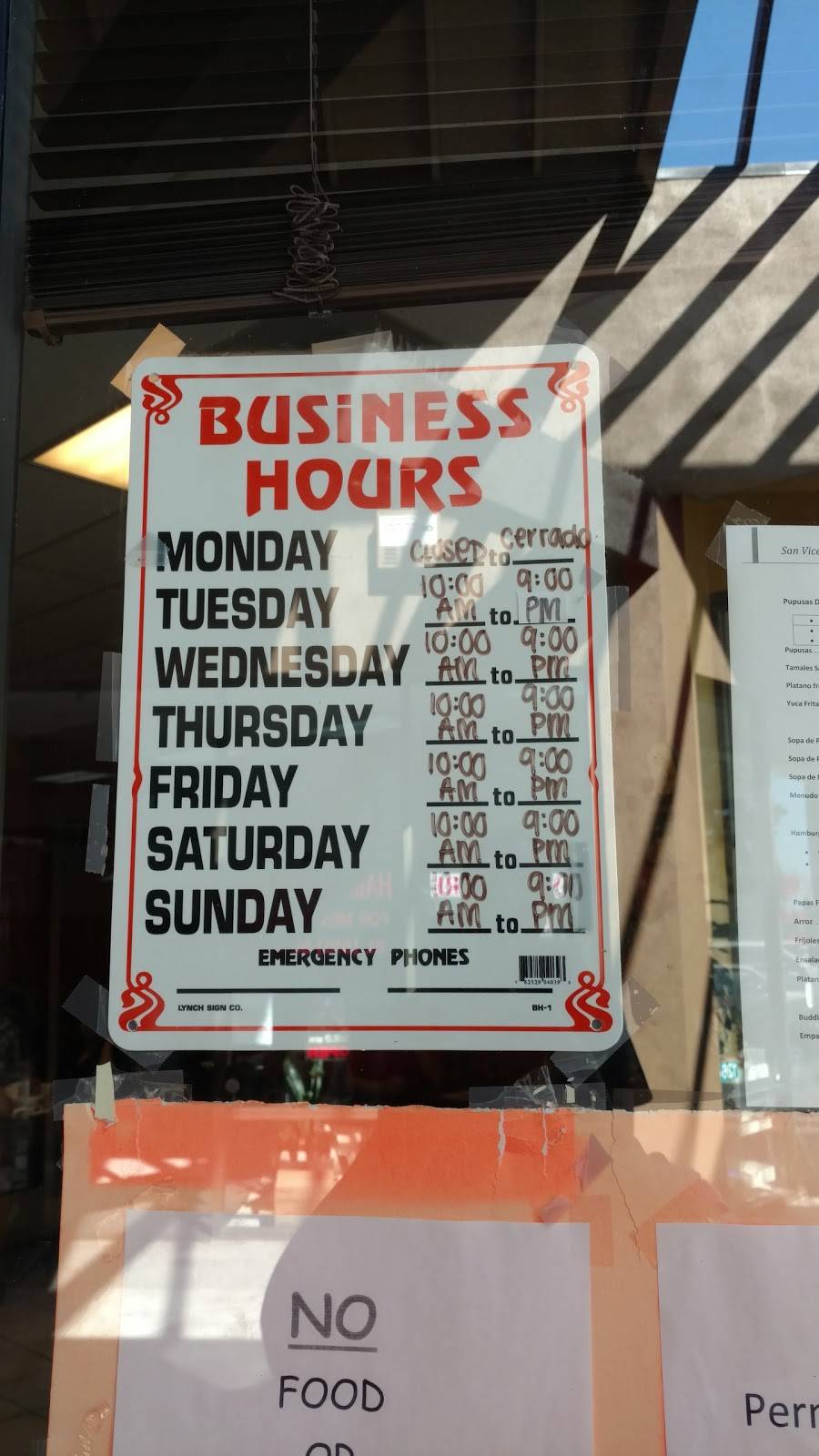 San Vicente Restaurant | restaurant | 1258 Davis St, San Leandro, CA 94577, USA | 5105683725 OR +1 510-568-3725