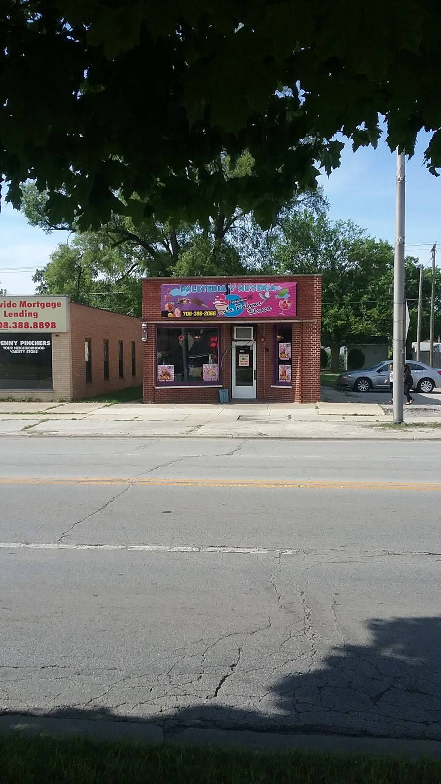 La Paloma Blanca Paleteria y Neveria | restaurant | 3350 147th St, Midlothian, IL 60445, USA | 7083962068 OR +1 708-396-2068