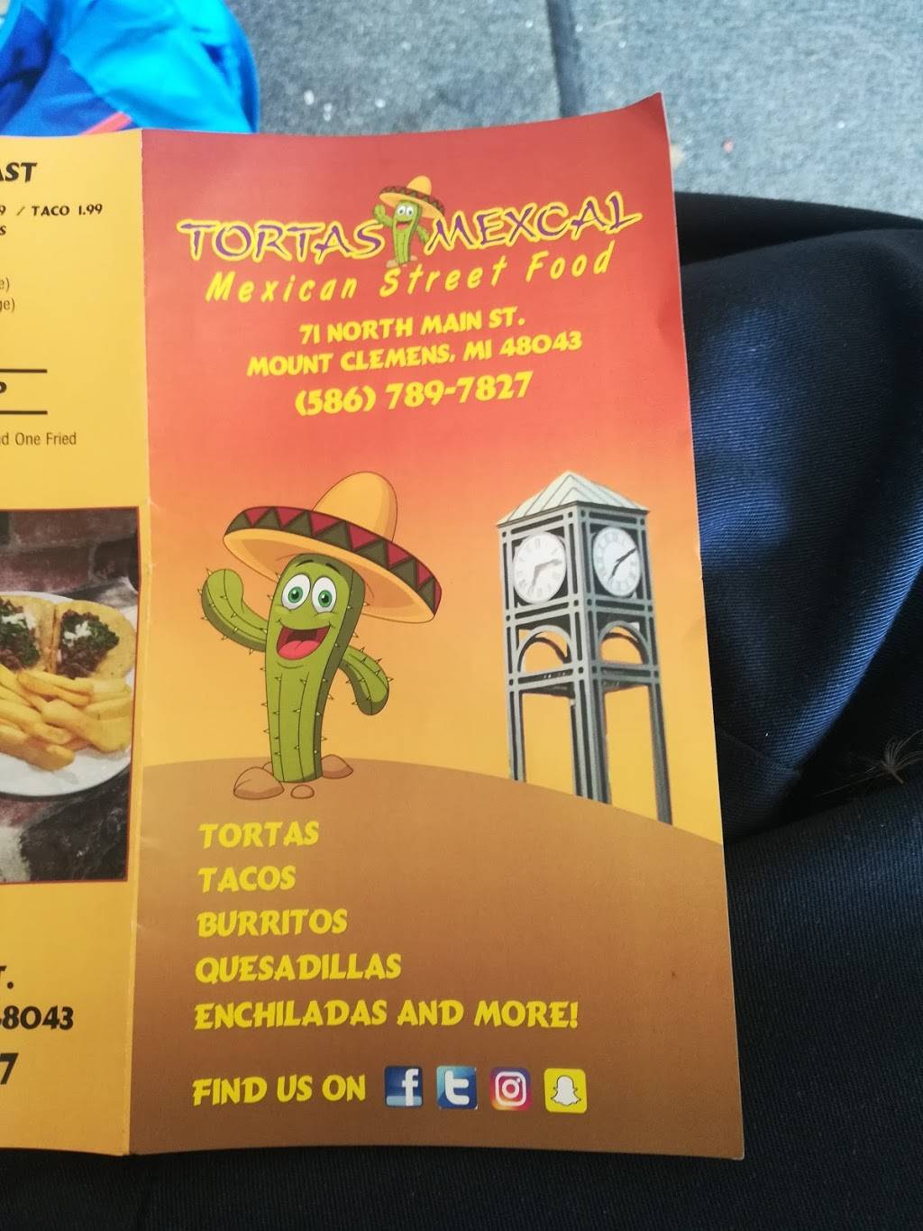 Tortas Mexical | restaurant | 71 N Main St, Mt Clemens, MI 48043, USA | 5867897827 OR +1 586-789-7827