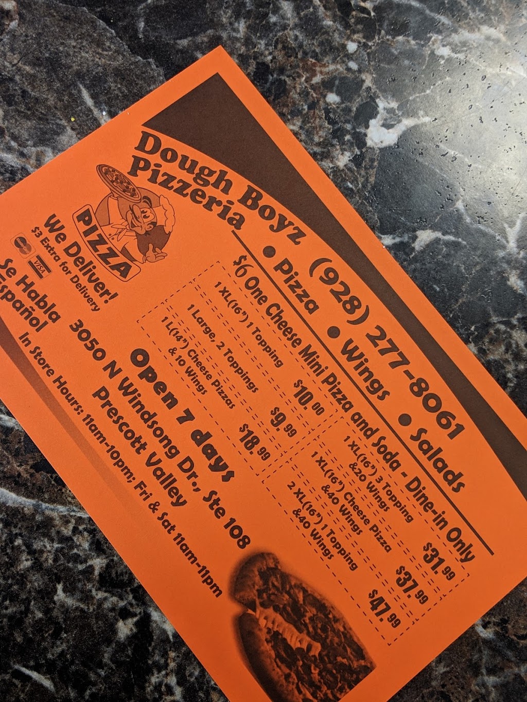 Dough Boyz Pizzeria | meal delivery | 3050 N Windsong Dr Suite# 108, Prescott Valley, AZ 86314, USA | 9282778061 OR +1 928-277-8061