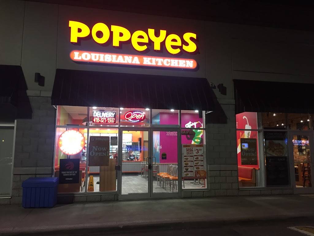 Popeyes | restaurant | 1780 Markham Rd, Scarborough, ON M1B 2W2, Canada | 4163211937 OR +1 416-321-1937