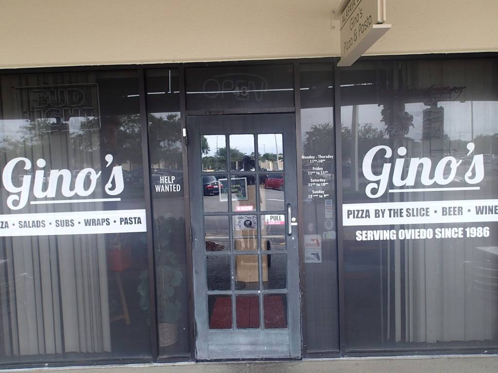 Ginos Pizza Italian Restaurant | meal delivery | 43 Alafaya Woods Blvd, Oviedo, FL 32765, USA | 4073661000 OR +1 407-366-1000
