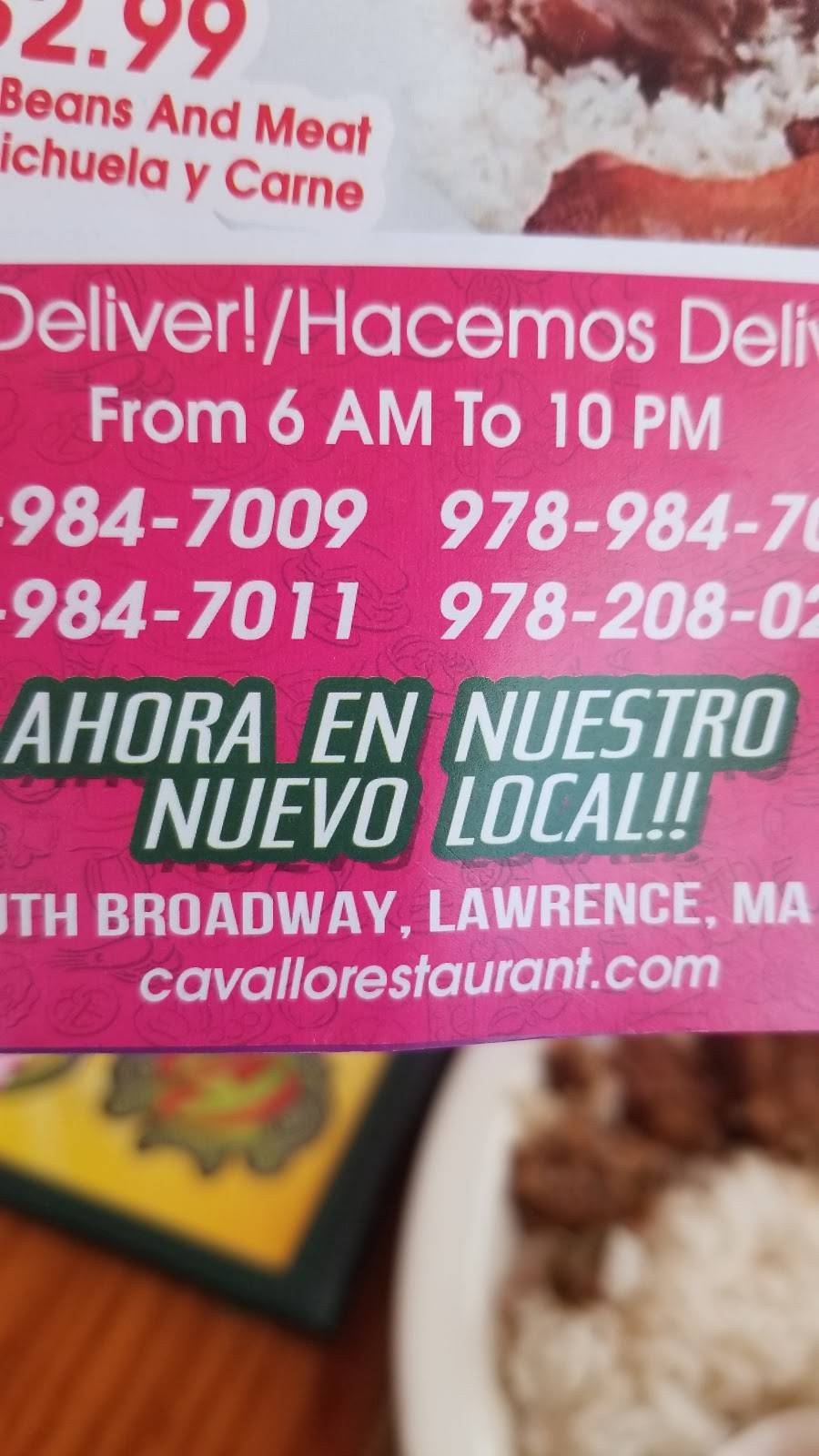 Cavallo Diner | restaurant | 297 S Broadway, Lawrence, MA 01843, USA | 9782080202 OR +1 978-208-0202