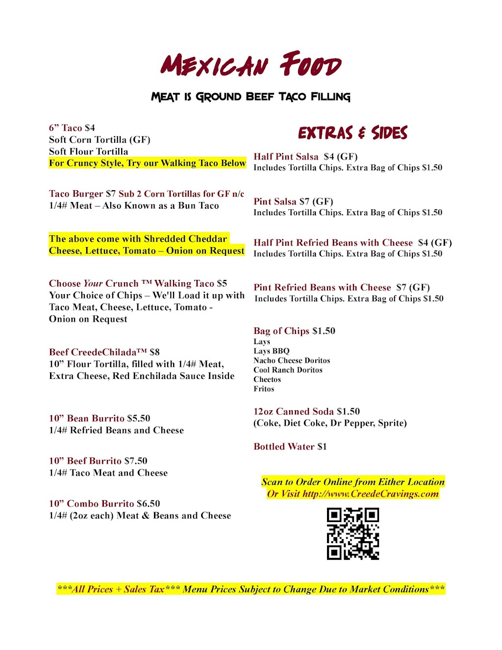 Creede Cravings & Catering | restaurant | 243.5 S Main St, Creede, CO 81130, USA | 7199003113 OR +1 719-900-3113