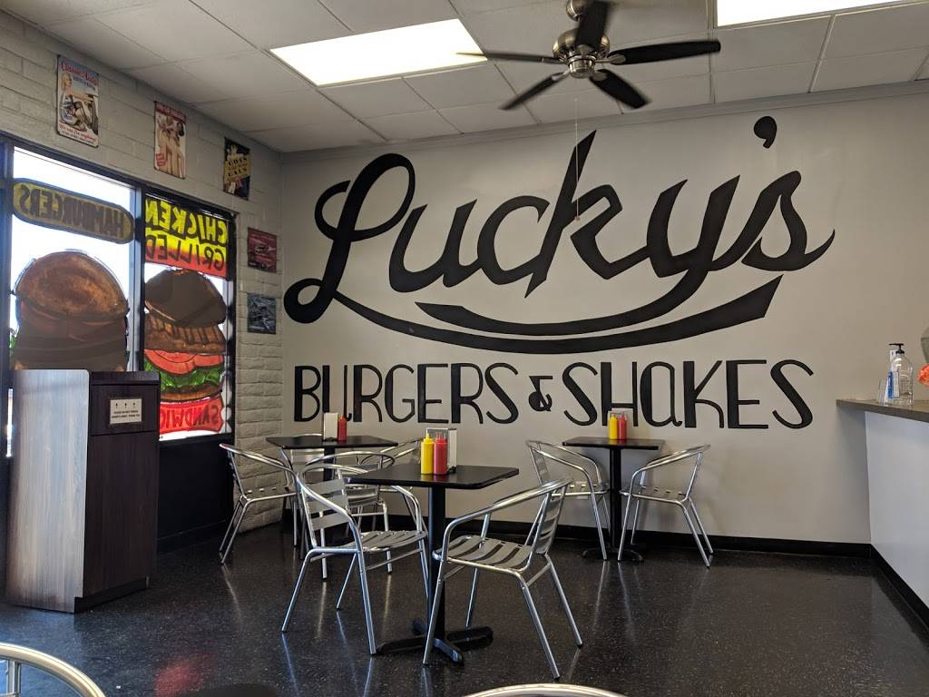 Luckys Burgers & Shakes | restaurant | 13849 N 19th Ave, Phoenix, AZ 85023, USA | 6023145214 OR +1 602-314-5214