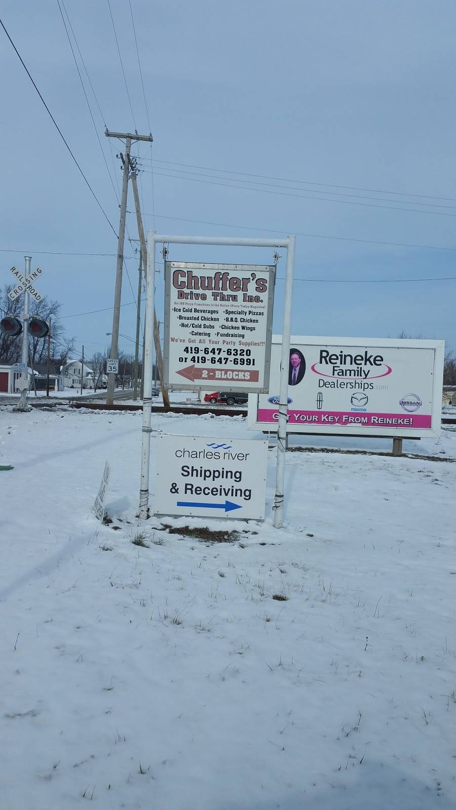 Chuffers Drive-Thru | restaurant | 13305 Spencerville Rd, Spencerville, OH 45887, USA | 4196476320 OR +1 419-647-6320