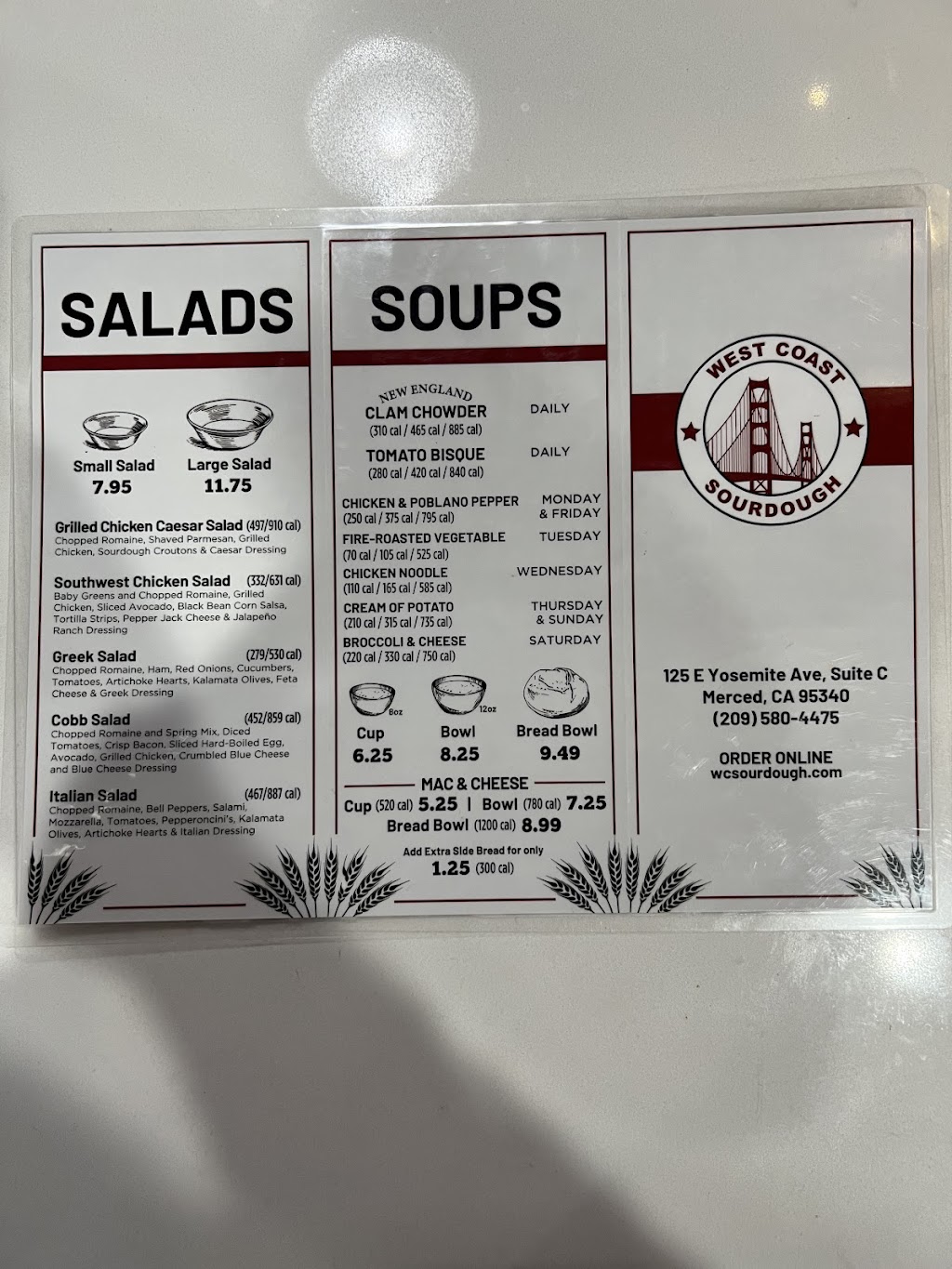 West Coast Sourdough - Merced | restaurant | 125 E Yosemite Ave Suite C, Merced, CA 95340, USA | 2095804475 OR +1 209-580-4475
