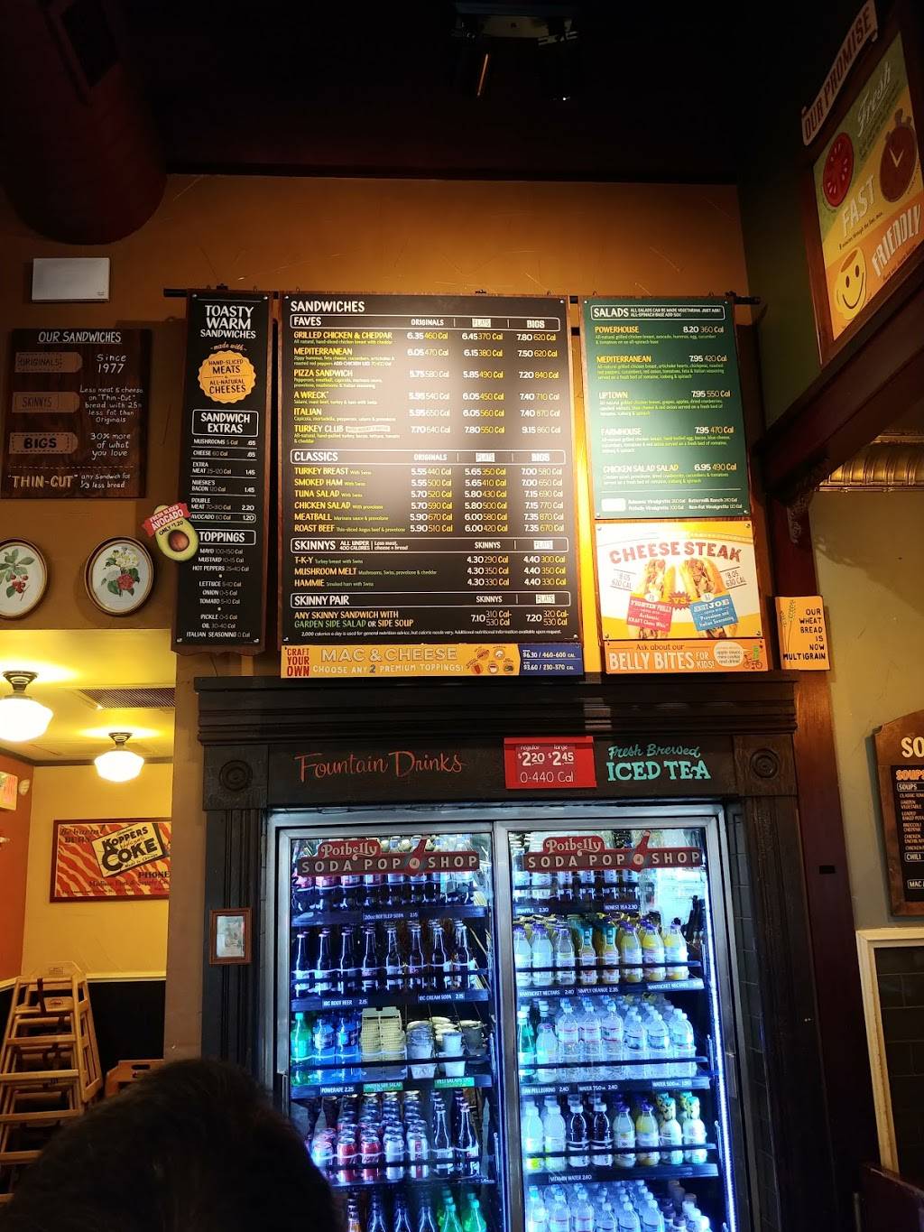 Potbelly Sandwich Shop | restaurant | 11919 Freedom Dr Ste A, Reston, VA 20190, USA | 7034815080 OR +1 703-481-5080