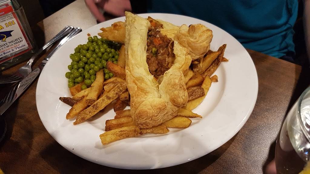 The Rose & Thistle | restaurant | 48 Dalhousie St, Brantford, ON N3T 2H8, Canada | 5193047220 OR +1 519-304-7220