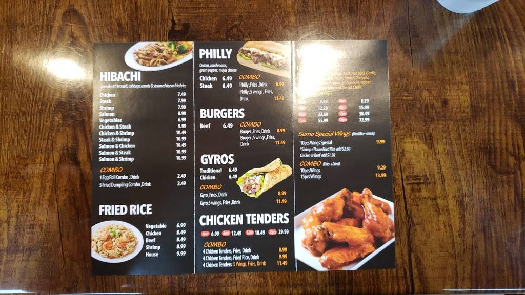 Sumo Hibachi & Wings | restaurant | 151 Shallowford Rd, Gainesville, GA 30501, USA | 6789715838 OR +1 678-971-5838