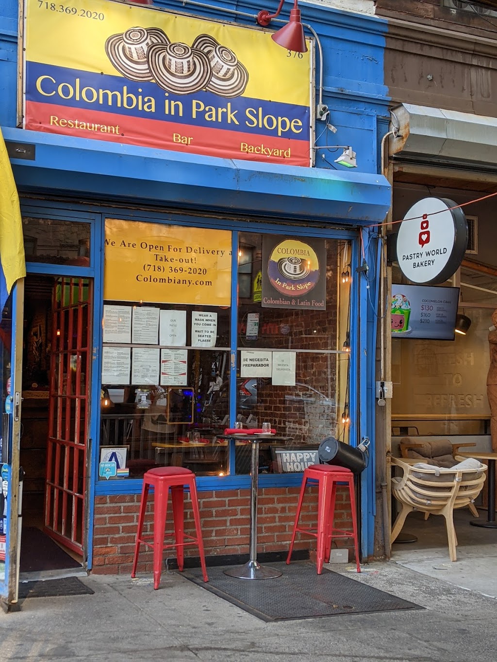 Colombia in Park Slope | restaurant | 376 5th Ave, Brooklyn, NY 11215, USA | 7183692020 OR +1 718-369-2020