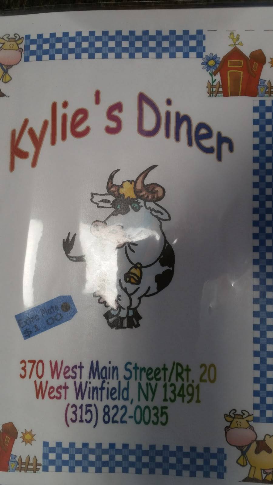 Kylies Diner | restaurant | 370 W Main St, West Winfield, NY 13491, USA | 3158220035 OR +1 315-822-0035