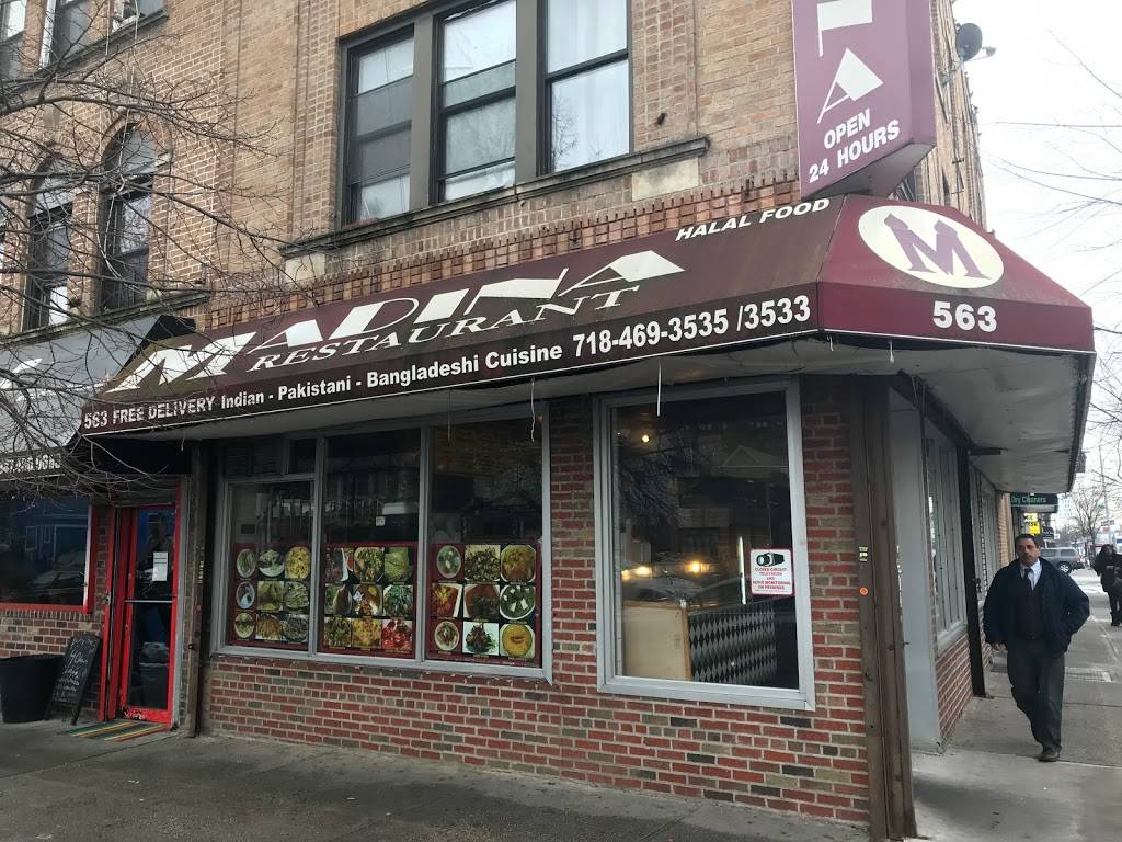 Madina Restaurant | restaurant | 563 Coney Island Ave, Brooklyn, NY 11218, USA | 7184693535 OR +1 718-469-3535