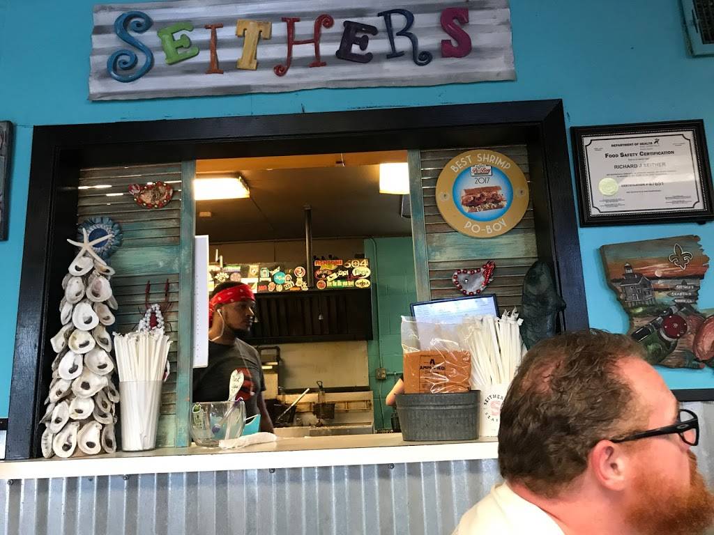 Seithers Seafood | restaurant | 279 Hickory Ave, New Orleans, LA 70123, USA | 5047381116 OR +1 504-738-1116