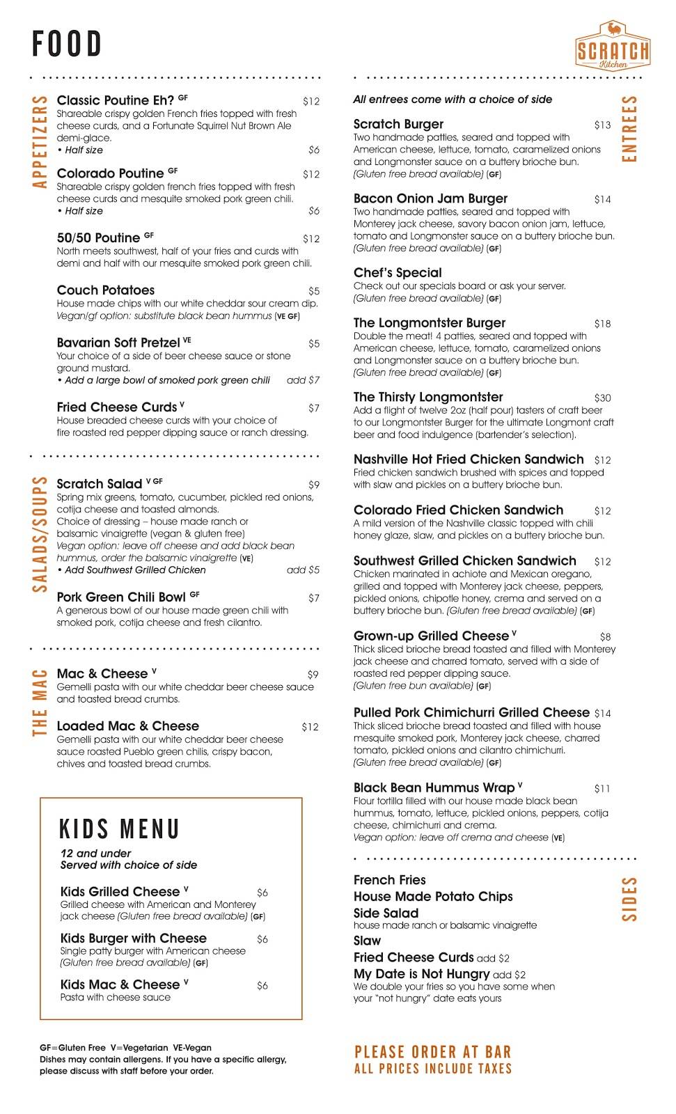 Scratch Kitchen and Food Truck | restaurant | 335 1st Ave, Longmont, CO 80501, USA | 7196411989 OR +1 719-641-1989