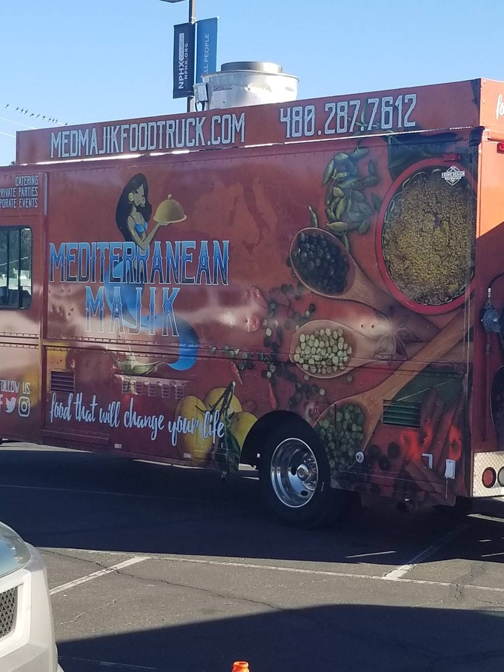 Mediterranean Majik | restaurant | 5757 N Central Ave, Phoenix, AZ 85012, USA | 4802877612 OR +1 480-287-7612