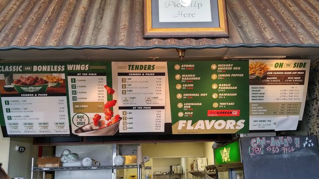 Wingstop | restaurant | 11926 Wilcrest Dr, Houston, TX 77031, USA | 2815309464 OR +1 281-530-9464