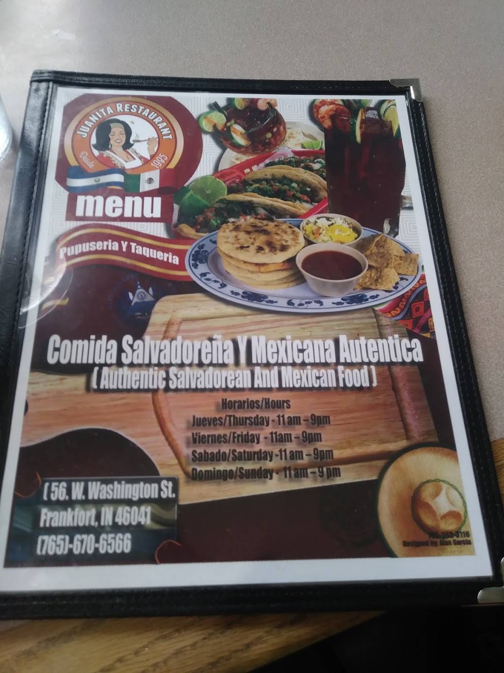 Don Chente Taqueria y Pupuseria. | restaurant | 56 W Washington St, Frankfort, IN 46041, USA | 7656706566 OR +1 765-670-6566