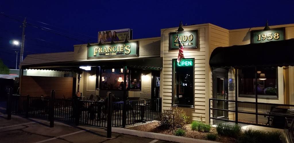 Francies | restaurant | 2100 Wakonda View Dr, Des Moines, IA 50321, USA | 5152855207 OR +1 515-285-5207