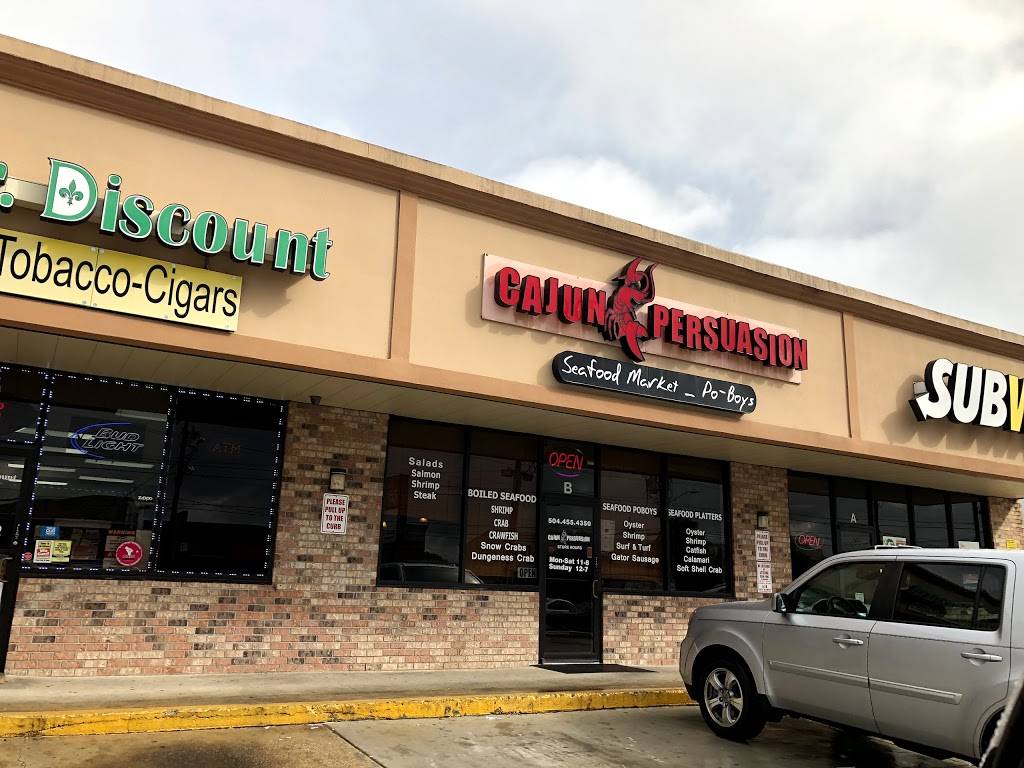 Cajun Persuasion Seafood Market & Poboys | restaurant | 2309 David Dr, Metairie, LA 70003, USA | 5044554350 OR +1 504-455-4350