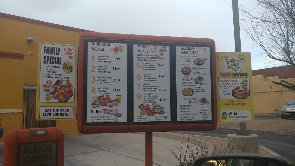 CHICKENUEVO | restaurant | 2570 E Valencia Rd, Tucson, AZ 85706, USA | 5208892224 OR +1 520-889-2224