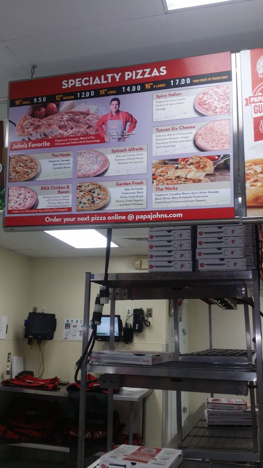 Papa Johns Pizza | restaurant | 8747 W Waters Ave, Tampa, FL 33615, USA | 8138867272 OR +1 813-886-7272