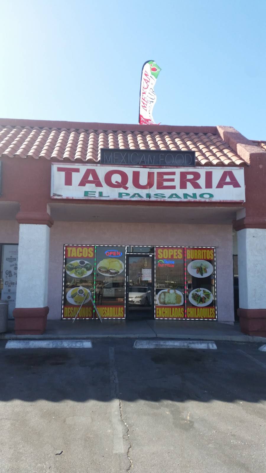 Taqueria Del Paisano | restaurant | 3603 Las Vegas Blvd N, Las Vegas, NV 89115, USA | 7024735020 OR +1 702-473-5020