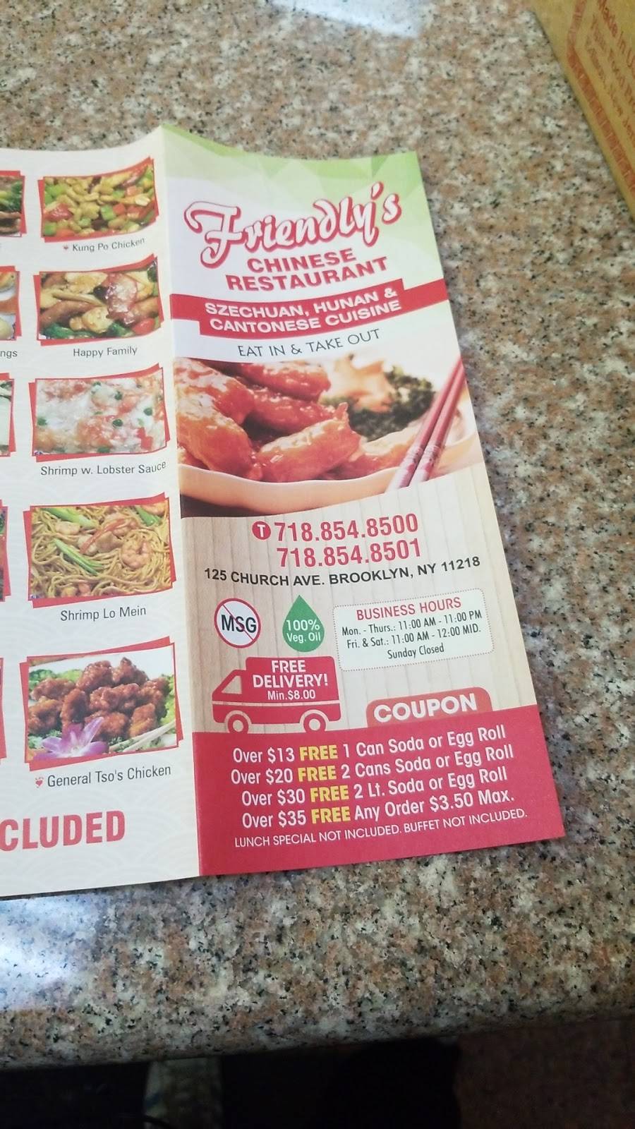 Friendlys | restaurant | 125 Church Ave, Brooklyn, NY 11218, USA | 7188548500 OR +1 718-854-8500