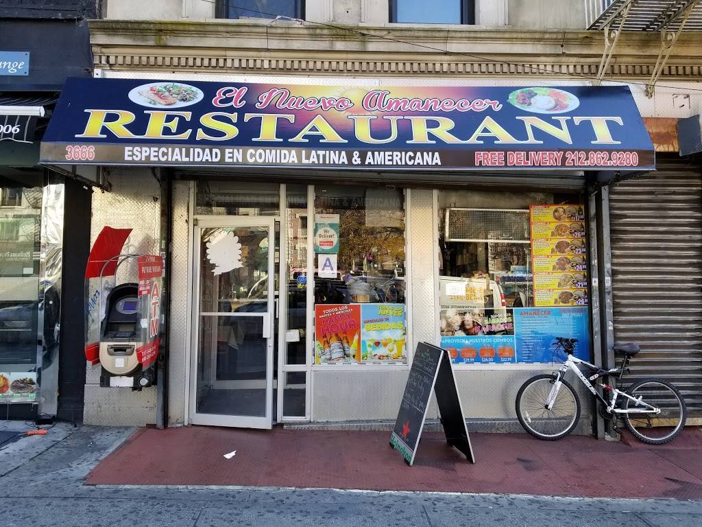 El Nuevo Amanecer | restaurant | 3660 Broadway, New York, NY 10031, USA | 6466934147 OR +1 646-693-4147