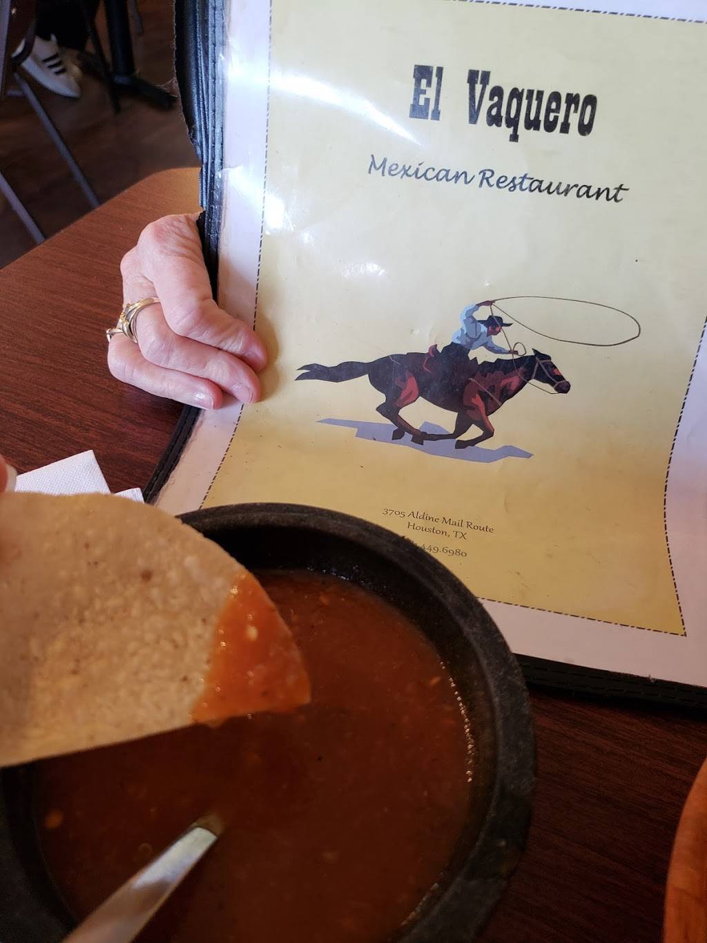 El Vaquero Restaurant | restaurant | 3705 Aldine Mail Rte Rd, Houston, TX 77039, USA | 2814496980 OR +1 281-449-6980