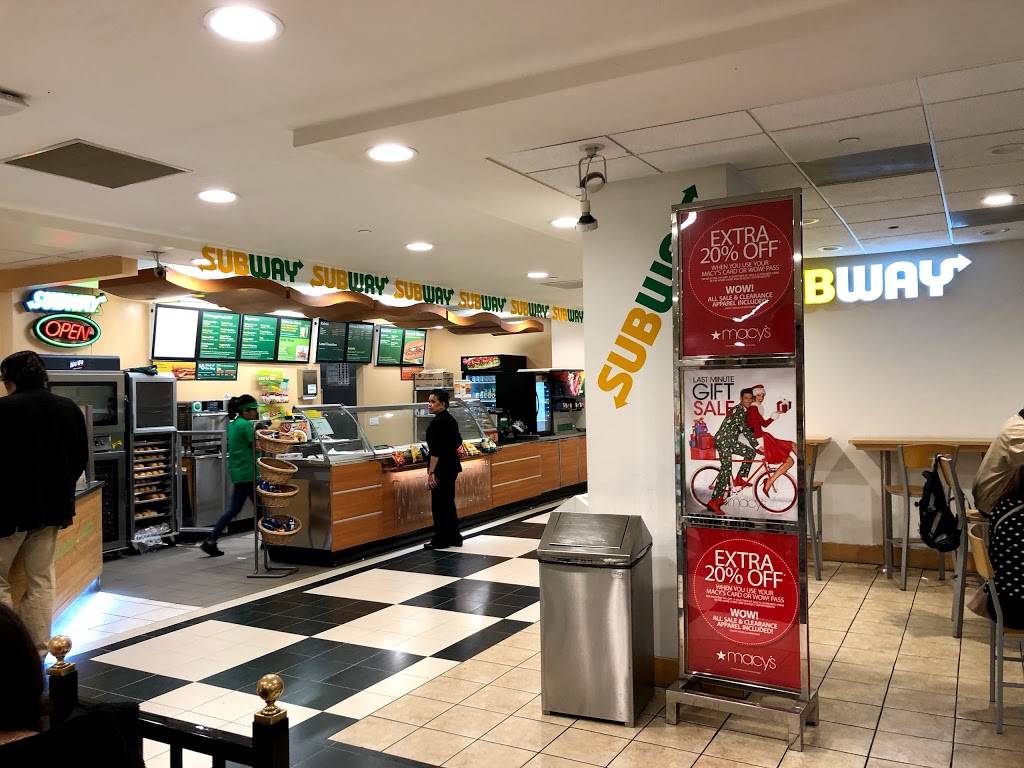 Subway | restaurant | #428 - Lower Level Food Court SF Union Square, 170 OFarrell St, San Francisco, CA 94102, USA | 4152964460 OR +1 415-296-4460