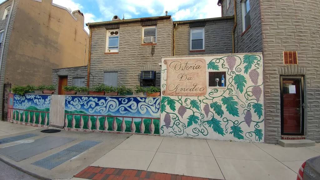 Osteria Da Amedeo | restaurant | 301 S Exeter St, Baltimore, MD 21202, USA | 4107278191 OR +1 410-727-8191
