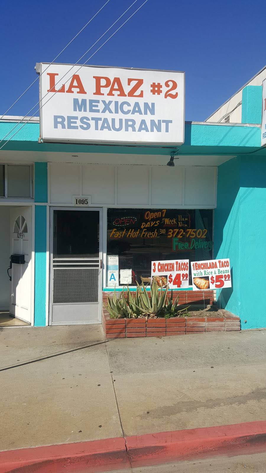 La Paz | restaurant | 1095 Aviation Blvd, Hermosa Beach, CA 90254, USA | 3103727502 OR +1 310-372-7502