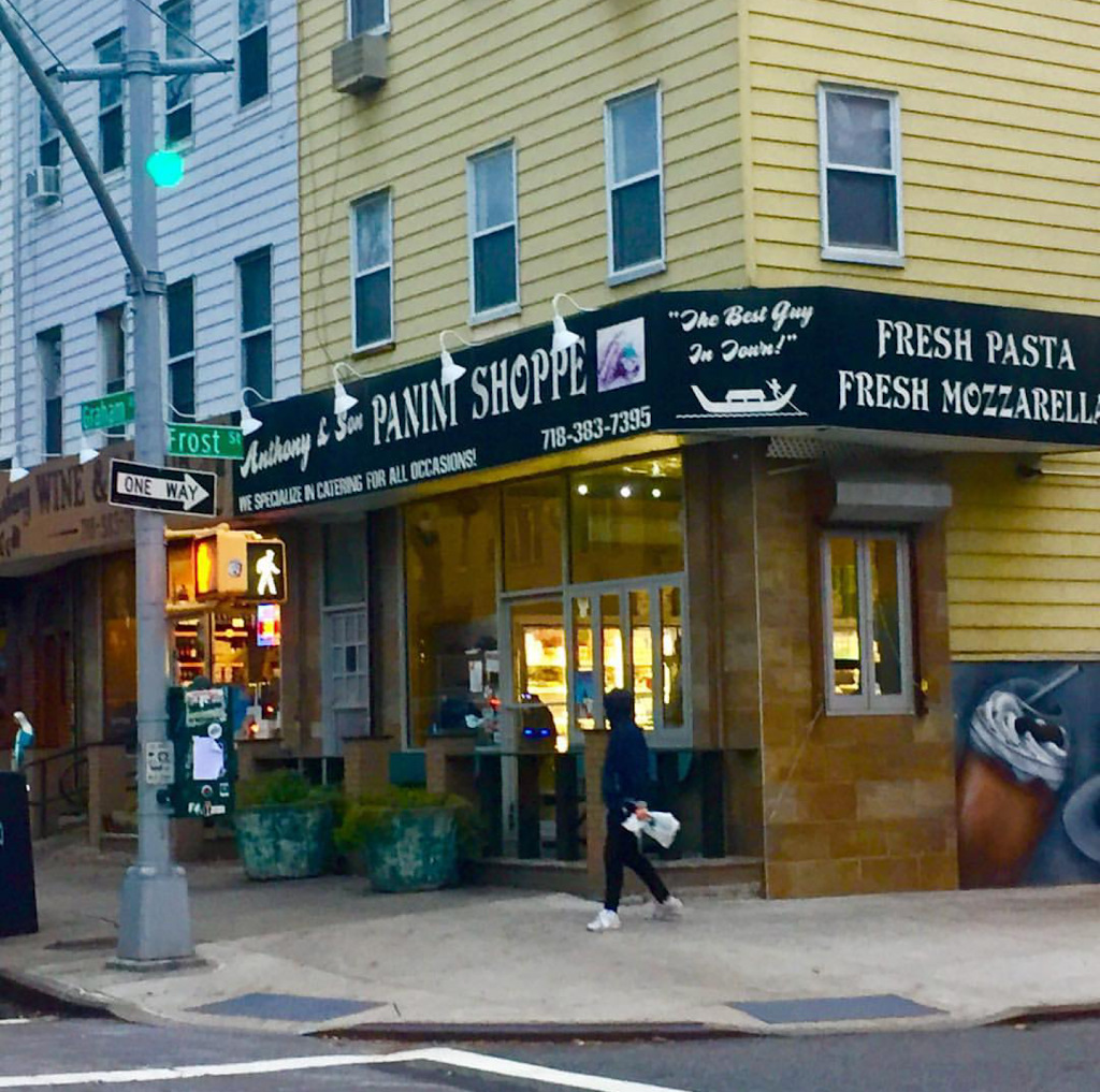 Anthony & Son Panini Shoppe | meal takeaway | 433 Graham Ave, Brooklyn, NY 11211, USA | 7183837395 OR +1 718-383-7395