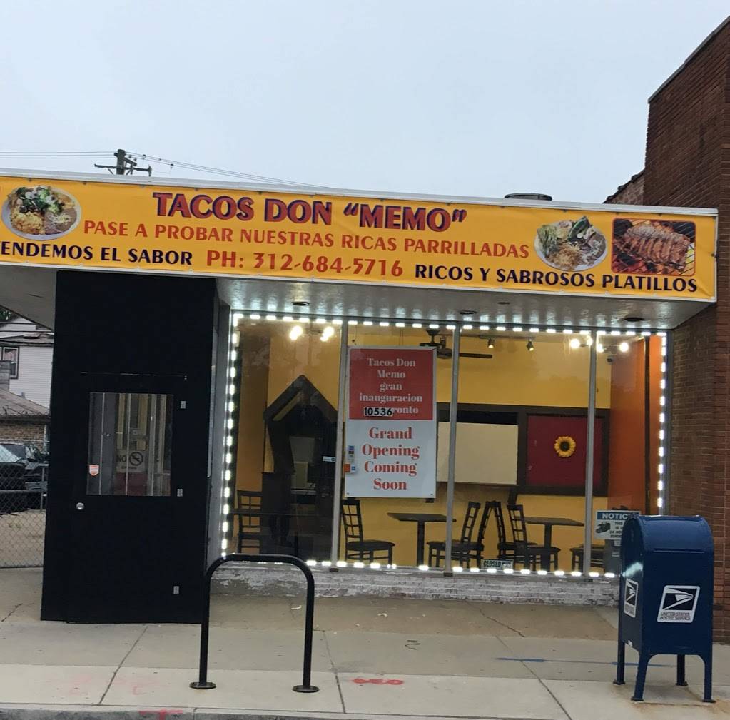 Tacos Don "Memo" | restaurant | 10536 S Torrence Ave, Chicago, IL 60617, USA | 3126845716 OR +1 312-684-5716