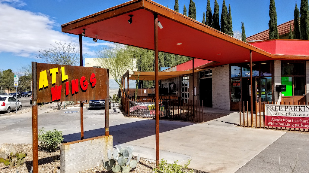 ATL Wings | restaurant | 802 N 4th Ave, Tucson, AZ 85705, USA | 5202071771 OR +1 520-207-1771